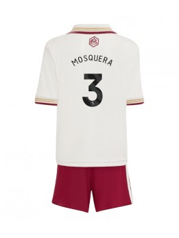 Otroški Nogometna dresi replika Arsenal Cristhian Mosquera #3 Tretji 2025-26 Kratek rokav (+ hlače)